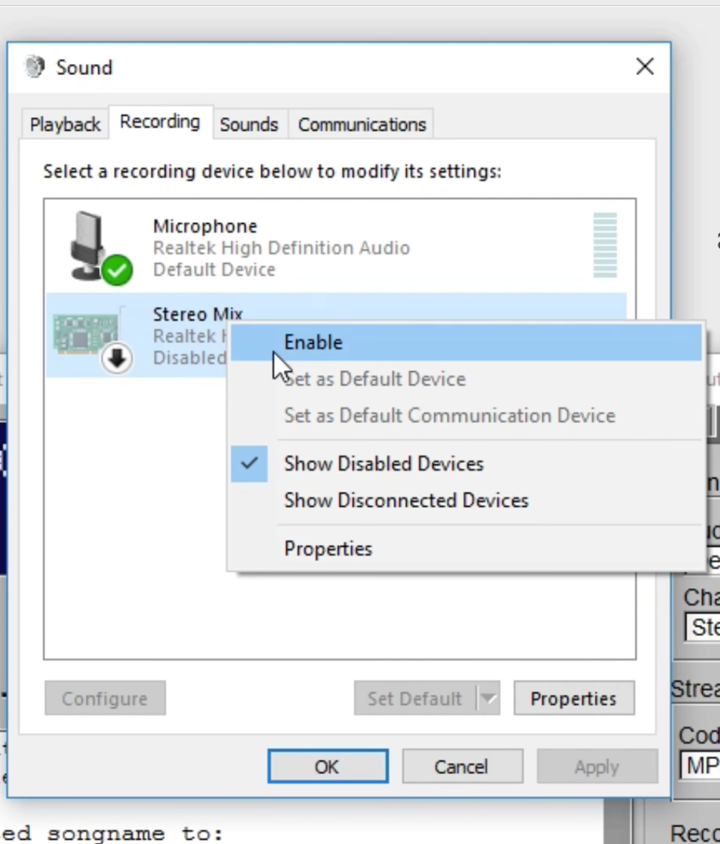 Enable Stereomix